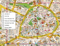 Paderborn Center Map Paderborn Center Map