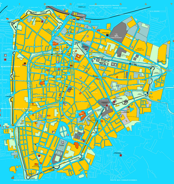 Padova Tourist Map