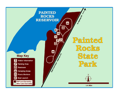 Painted Rocks State Park Map