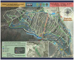 Pajarito Mountain Summer Bike Hike Trail Map