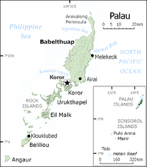 Palau Map