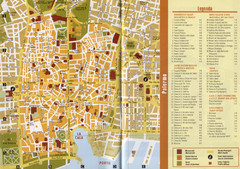Palermo Tourist Map