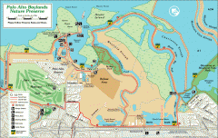 Palo Alto Baylands Nature Preserve Map