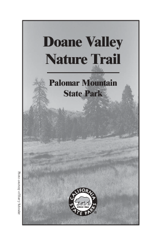 Palomar Mountain State Park Trail Map