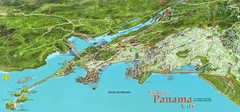 Panama City Map