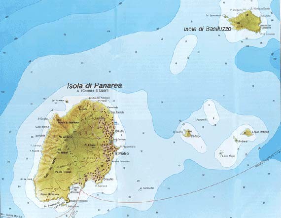 Panarea Map