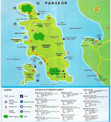 Pangkor Island Tourist Map