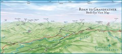 Panoramic View of Roan to Grandfather Map Panoramic View of Roan to Grandfather Map