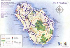 Pantelleria Island Tourist Map