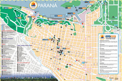 Parana Tourist Map
