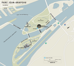 Parc Jean Drapeau Map