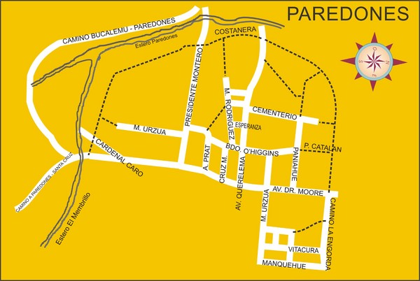 Paredones Map