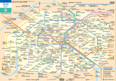 Paris Metro Map