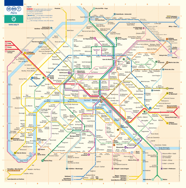 Paris Metro Map