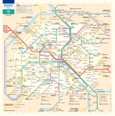 Paris Metro Map Paris Metro Map
