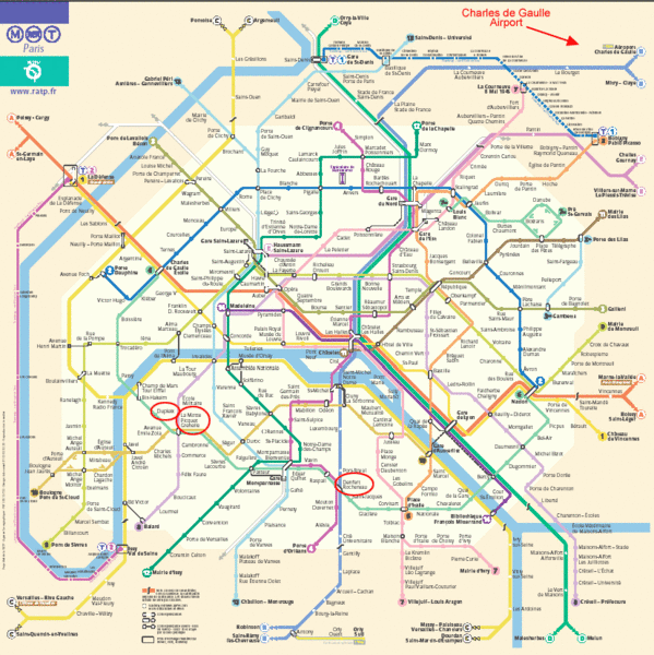 Paris Tansportation Map