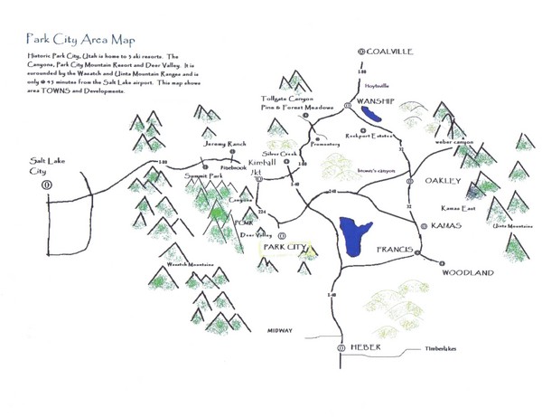 Park City Area Map