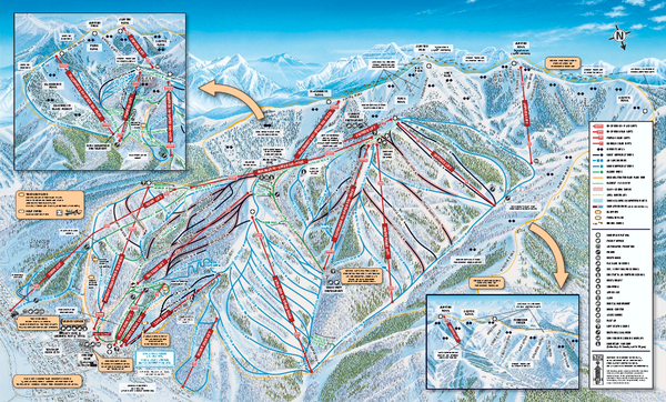 Park City Mountain Resort Ski Trail Map 2006-07