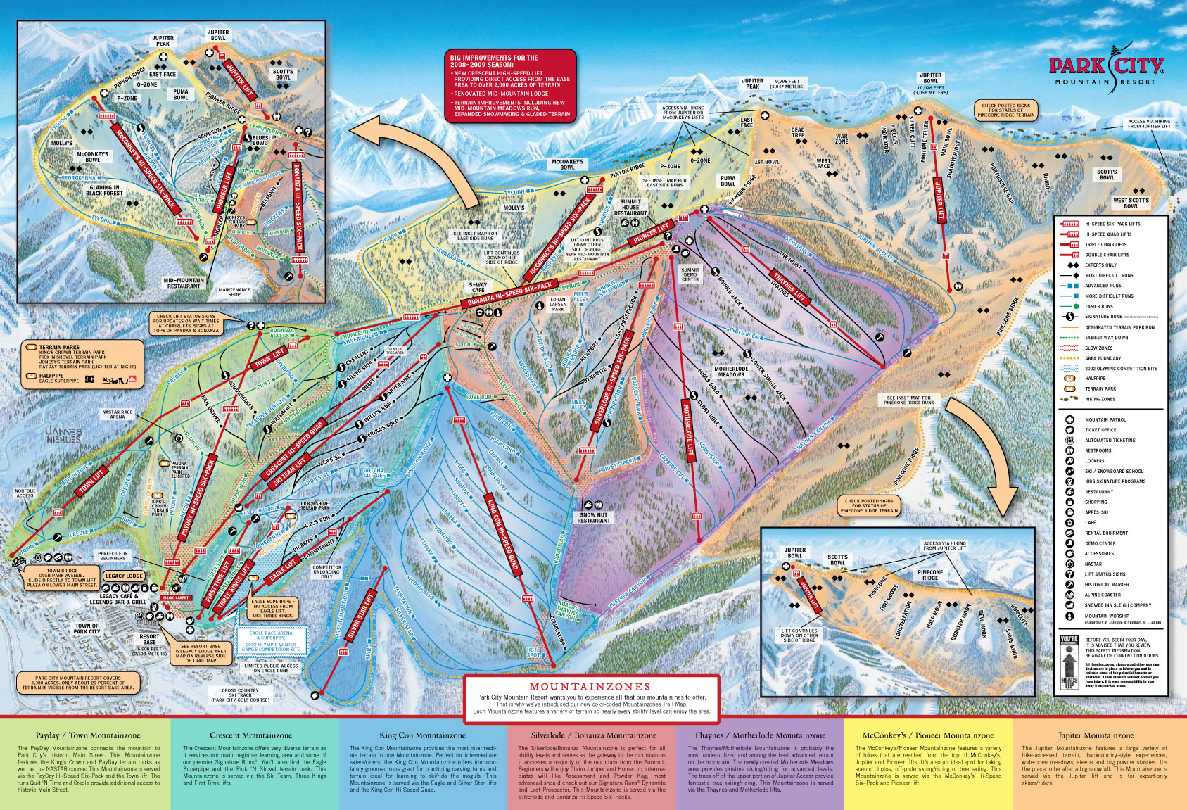 Park City Mountain Trail Map Park City Utah • mappery