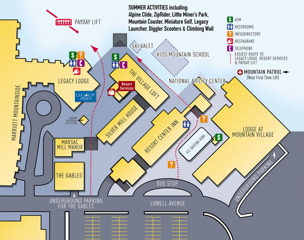 Park City Resort Base Map