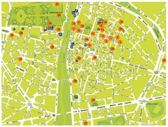 Parma centro storico Map
