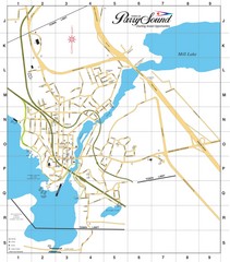 Parry Sound Town Map