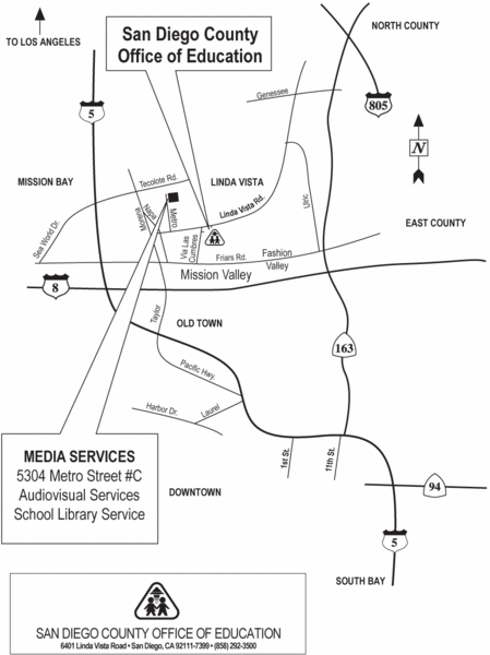 Partial San Diego Map