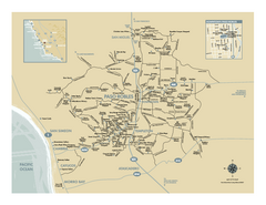 Paso Robles wine country map