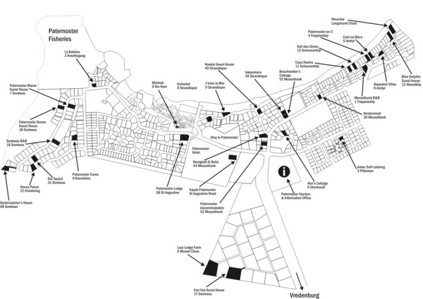 Paternoster Tourist Map