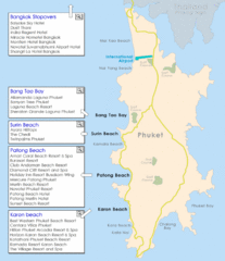 Patong Beach, Phuket Tourist Map Patong Beach, Phuket Tourist Map