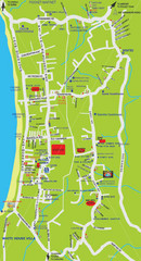 Patong Beach map