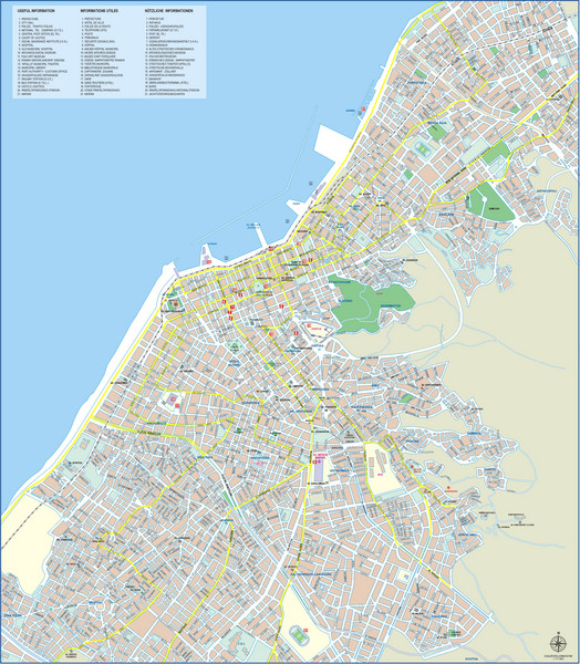 Patra Tourist Map