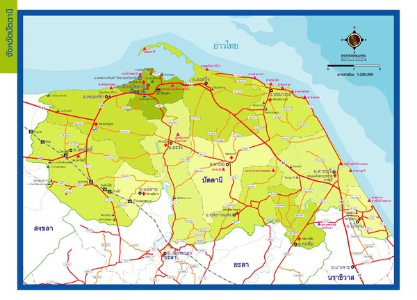Pattani Map