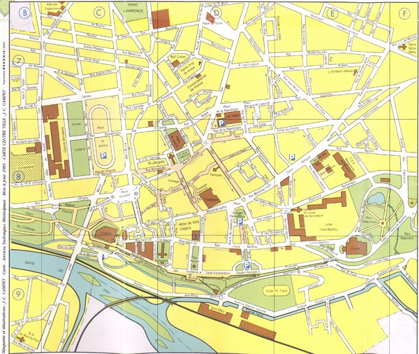 Pau In France Map Pau - Centre Map - Pau France • Mappery