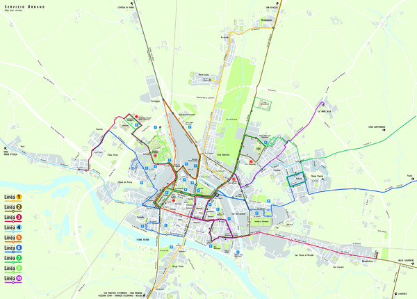 Pavia Map