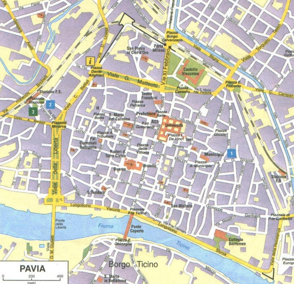 Pavia Map