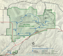 Pea Ridge National Military Park Map