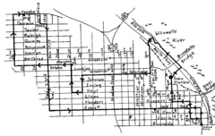 Pearl District Walking Map, Portland Oregon Map