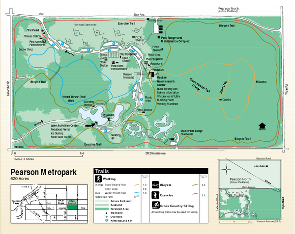 Pearson Metropark Map