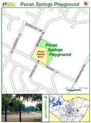Pecan Springs Playground Map