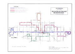 Pecos Trails Bus Route Map