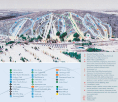 Peek’n Peak Ski Area Ski Trail Map