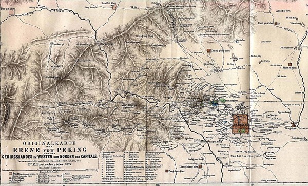 Peking 1875 Map