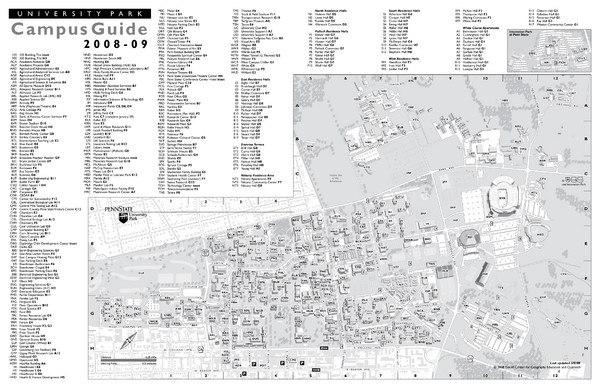 Penn State University Park Campus Map