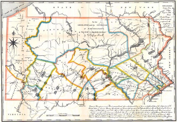 Pennsylvania Survey Map 1791