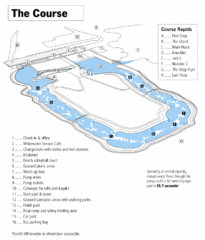 Penrith Whitewater Stadium Course Map Penrith Whitewater Stadium Course Map