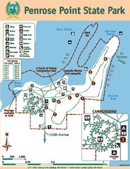 Penrose Point State Park Map