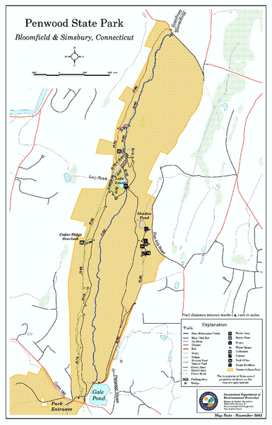 Penwood State Park map