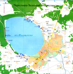 Pereslavl-Zalessky Map