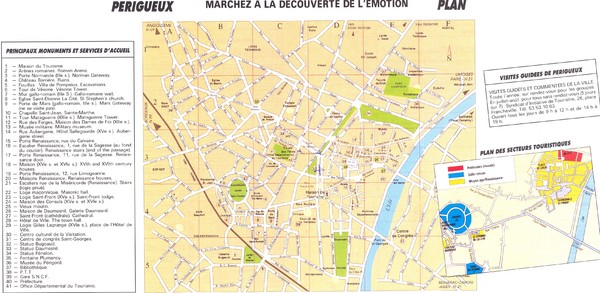Perigueux Map